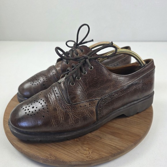 Dr. Martens 8122 Shoes Mens Size 11 Brown Leather Brogue Oxford Dress England